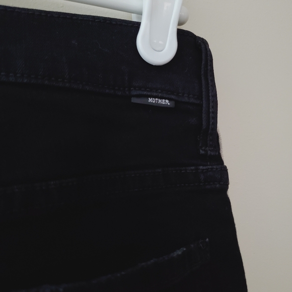 MOTHER Denim The Insider Crop Step Fray Guilty Racer - Picture 14 of 16